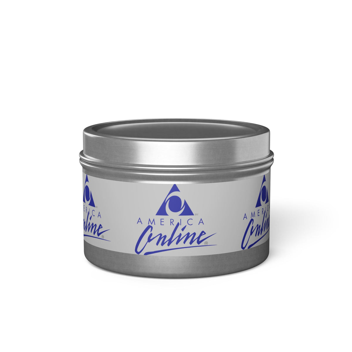 America Online (AOL) Tin Candle