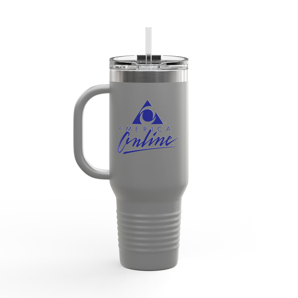 America Online (AOL) 40oz Insulated Travel Mug Stainless Tumbler