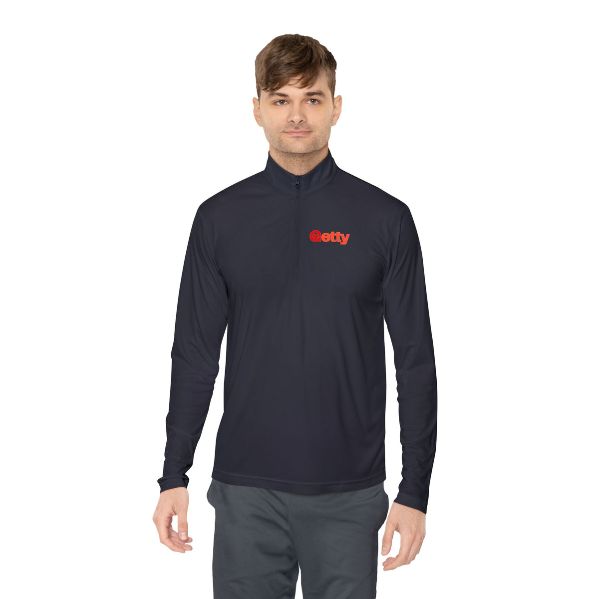 Getty Oil Unisex Quarter Zip Pullover