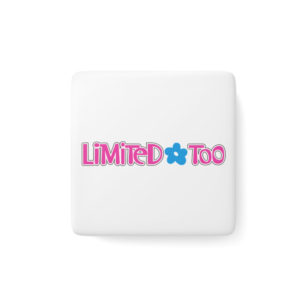 Limited Too Square Porcelain Fridge Magnet