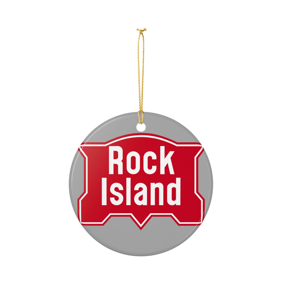 Chicago, Rock Island and Pacific Railroad Ceramic Ornament