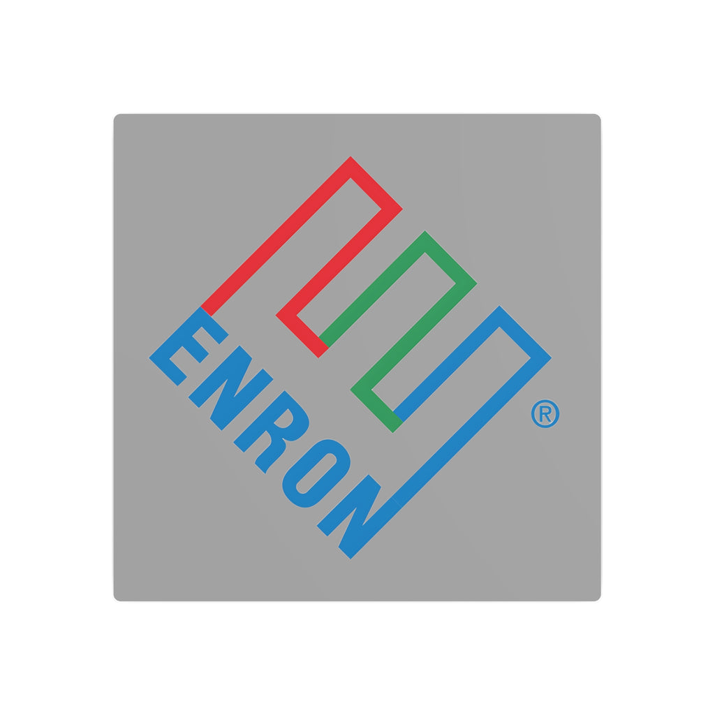 Enron Square Metal Sign
