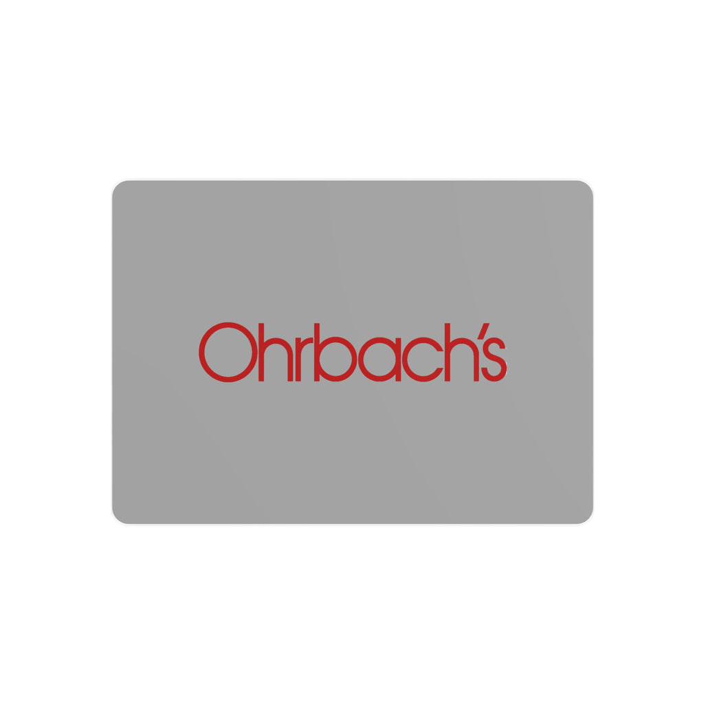 Ohrbach's Metal Sign