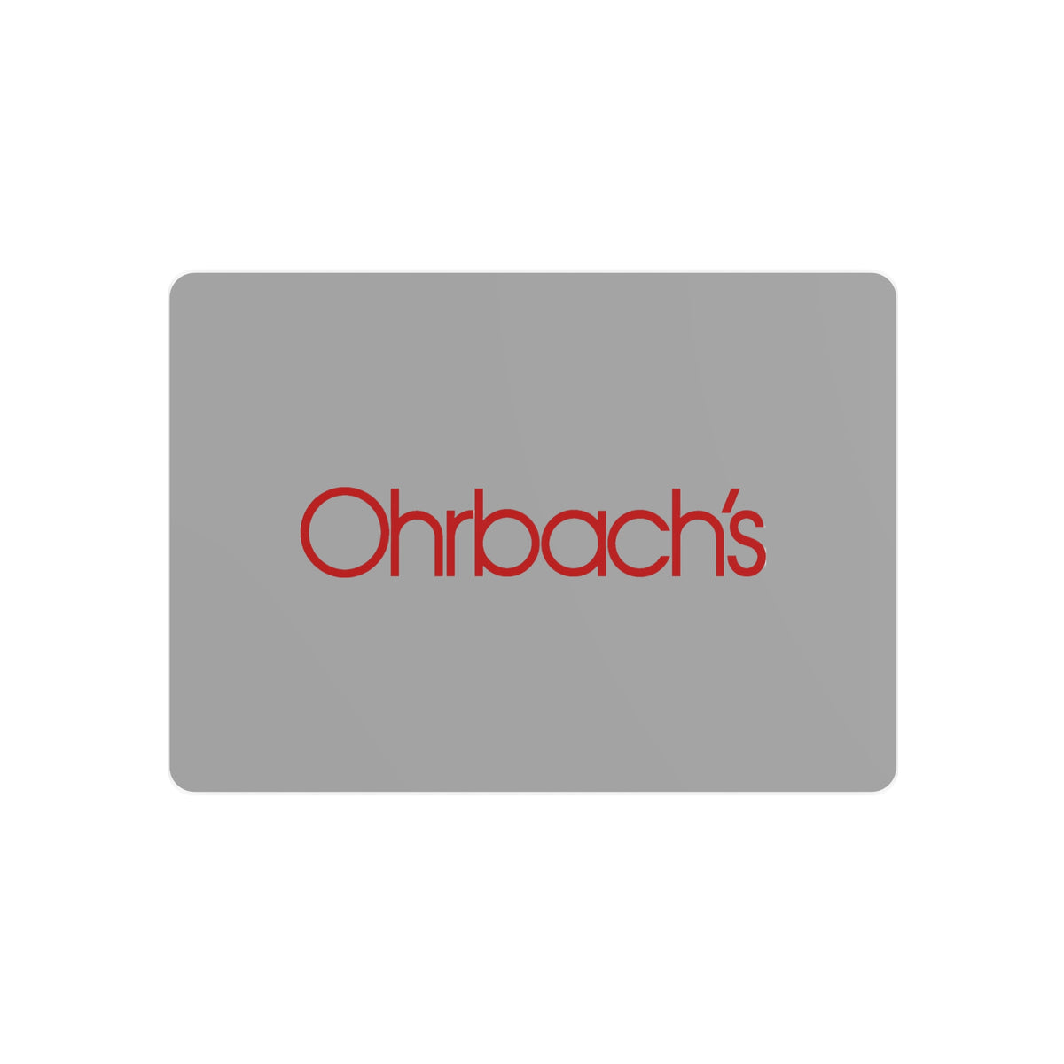 Ohrbach's Metal Sign