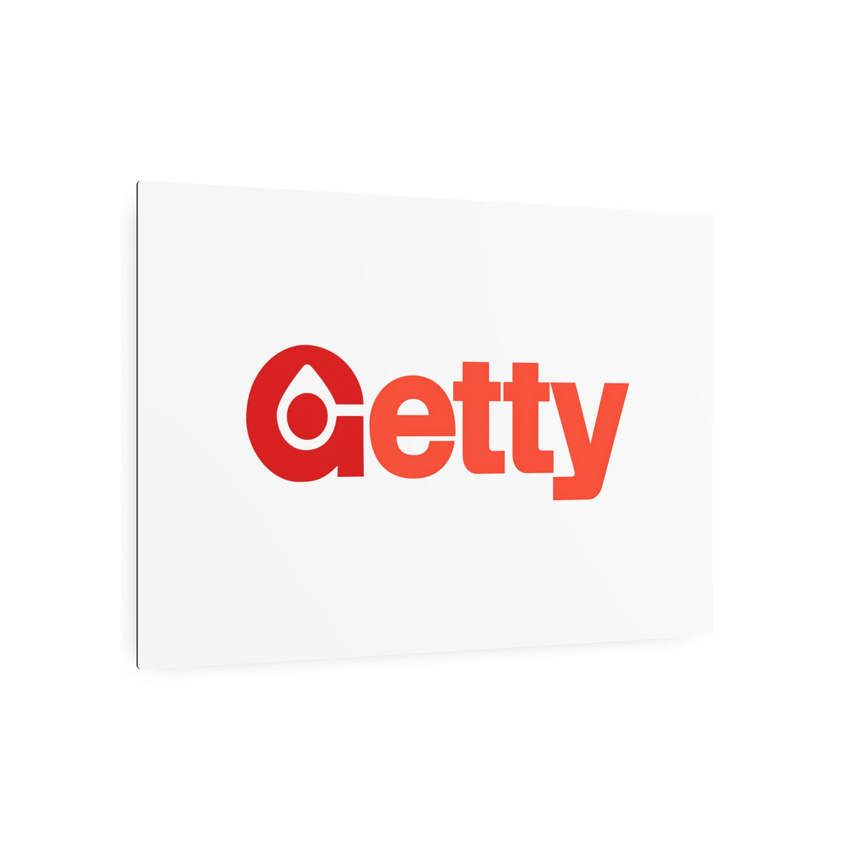 Getty Oil Metal Sign
