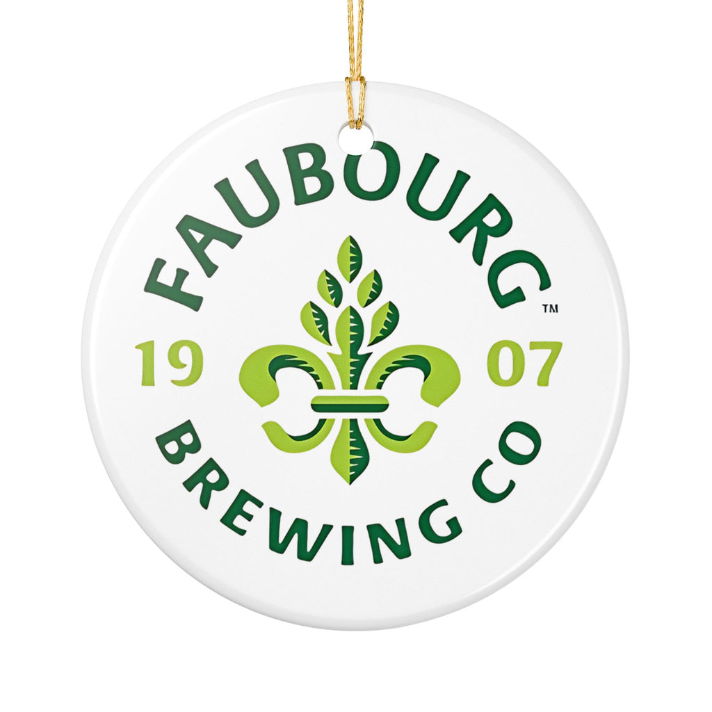 Faubourg Brewing Ceramic Ornament