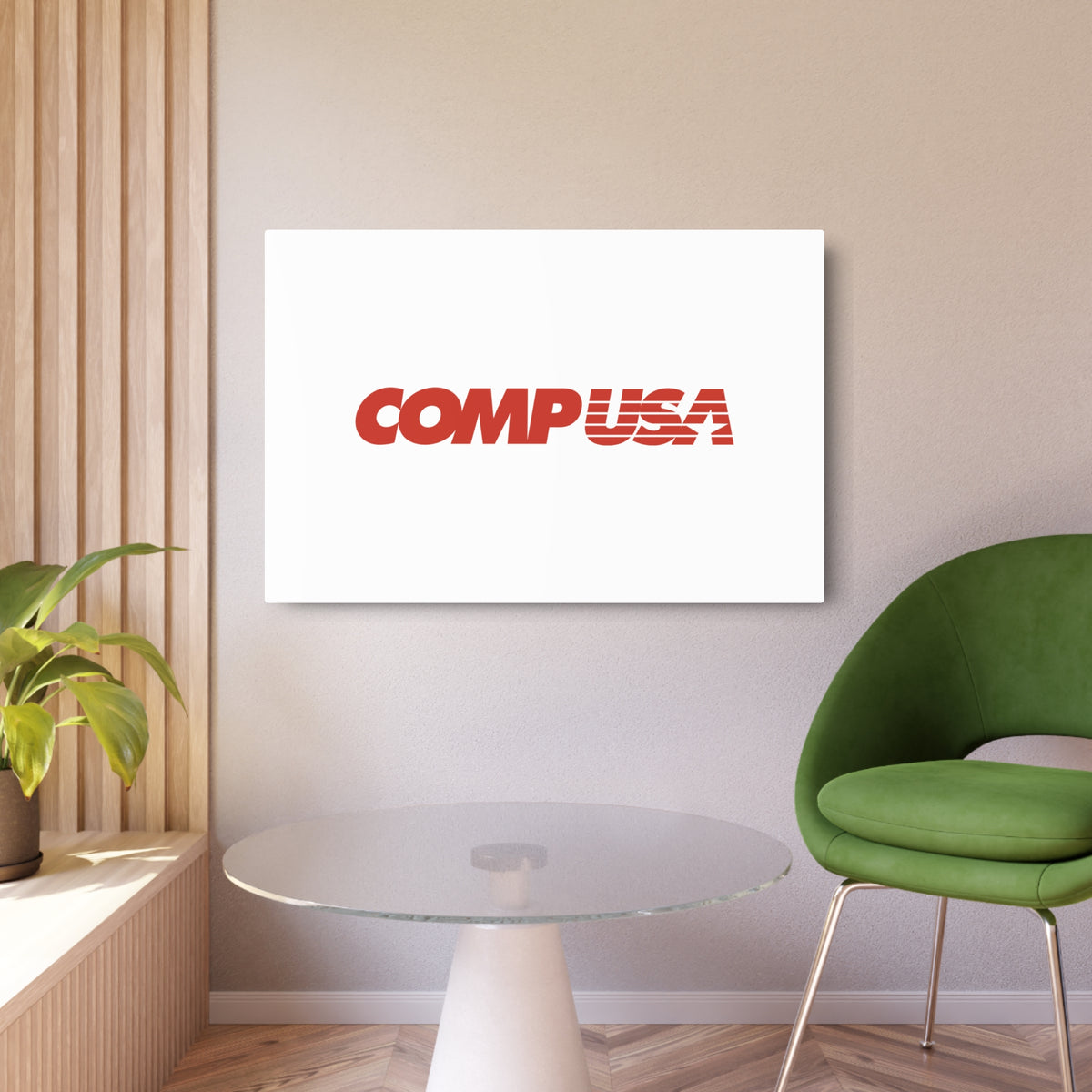 CompUSA Metal Sign