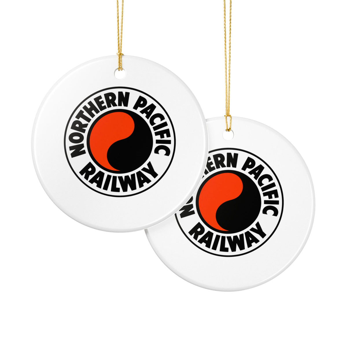 Northern Pacific Railway Ceramic Ornament