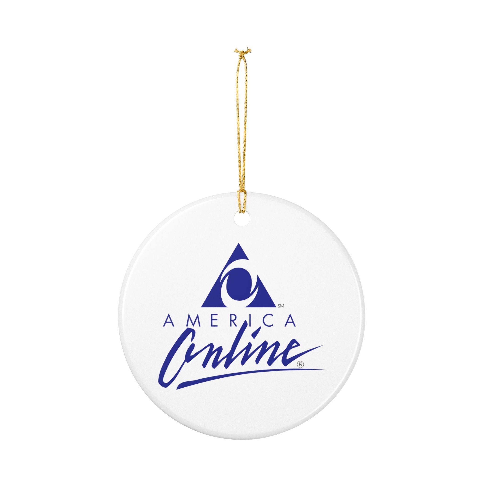 America Online (AOL) Ceramic Ornament