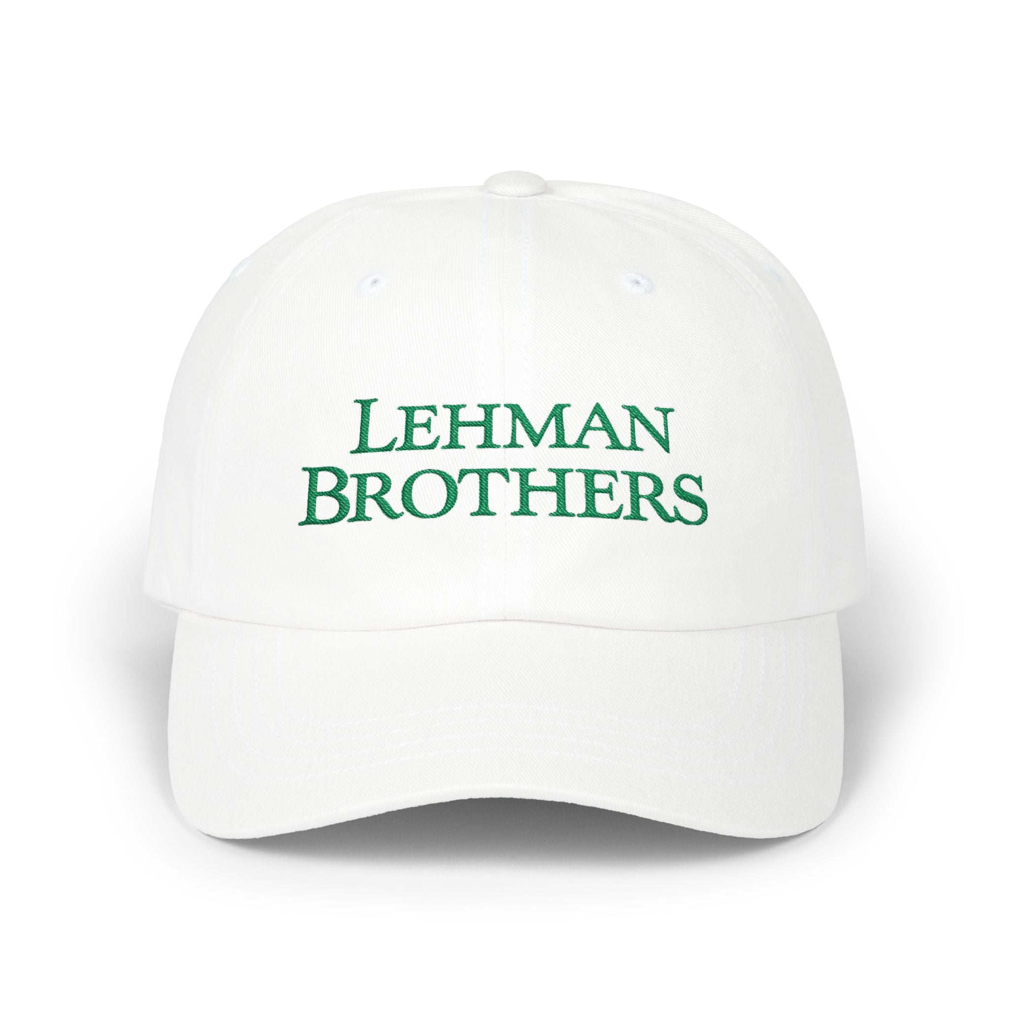 Lehman Brothers Embroidered Dad Cap Hat