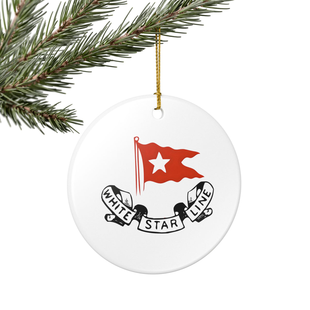 White Star Line Ceramic Ornament