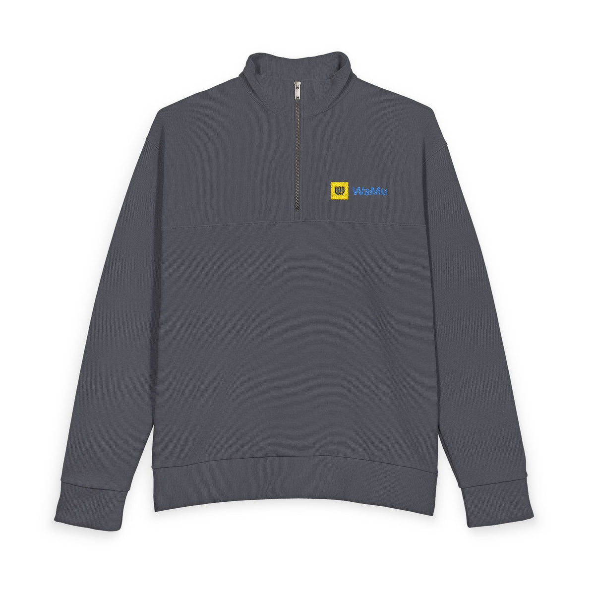 Washington Mutual (WaMu) Heavy Knit Quarter-Zip Sweatshirt