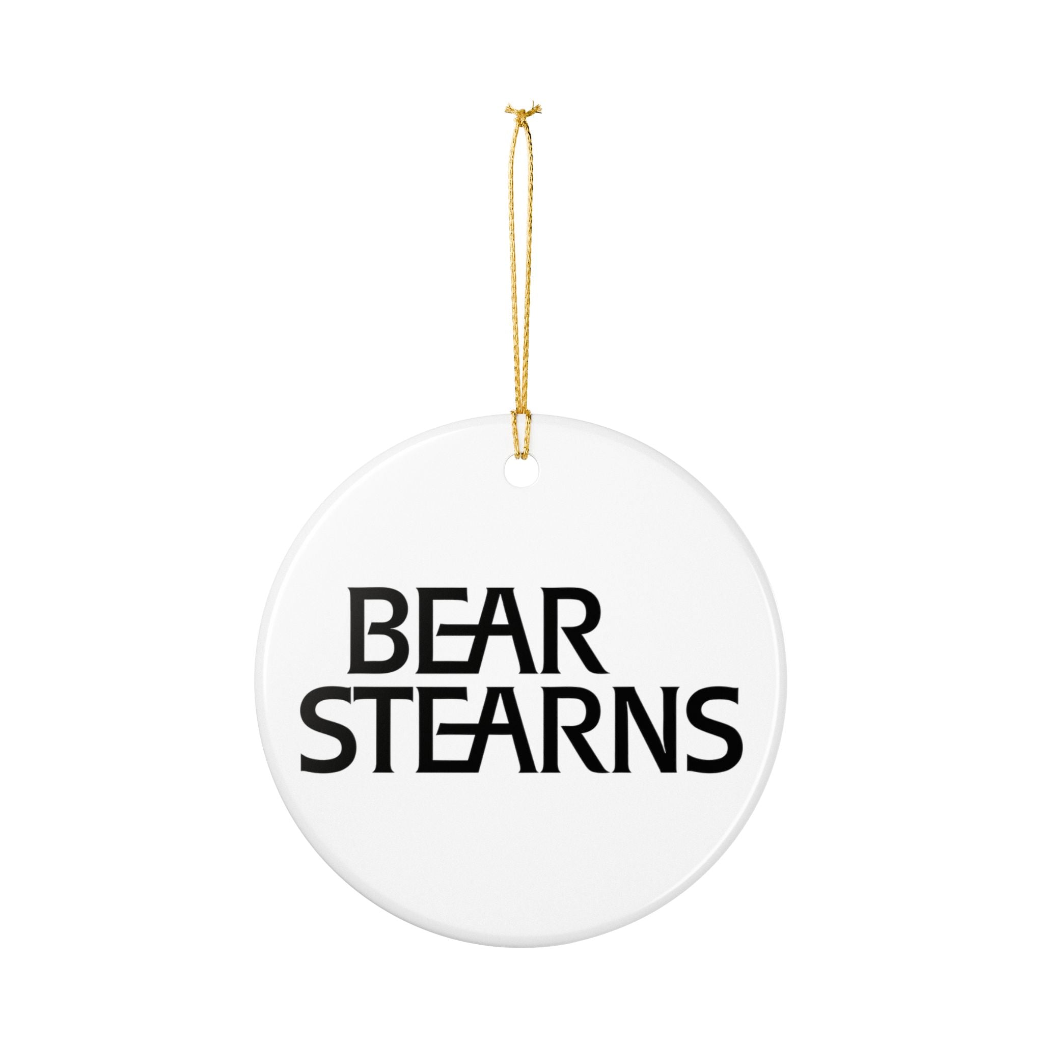 Bear Stearns Ceramic Ornament