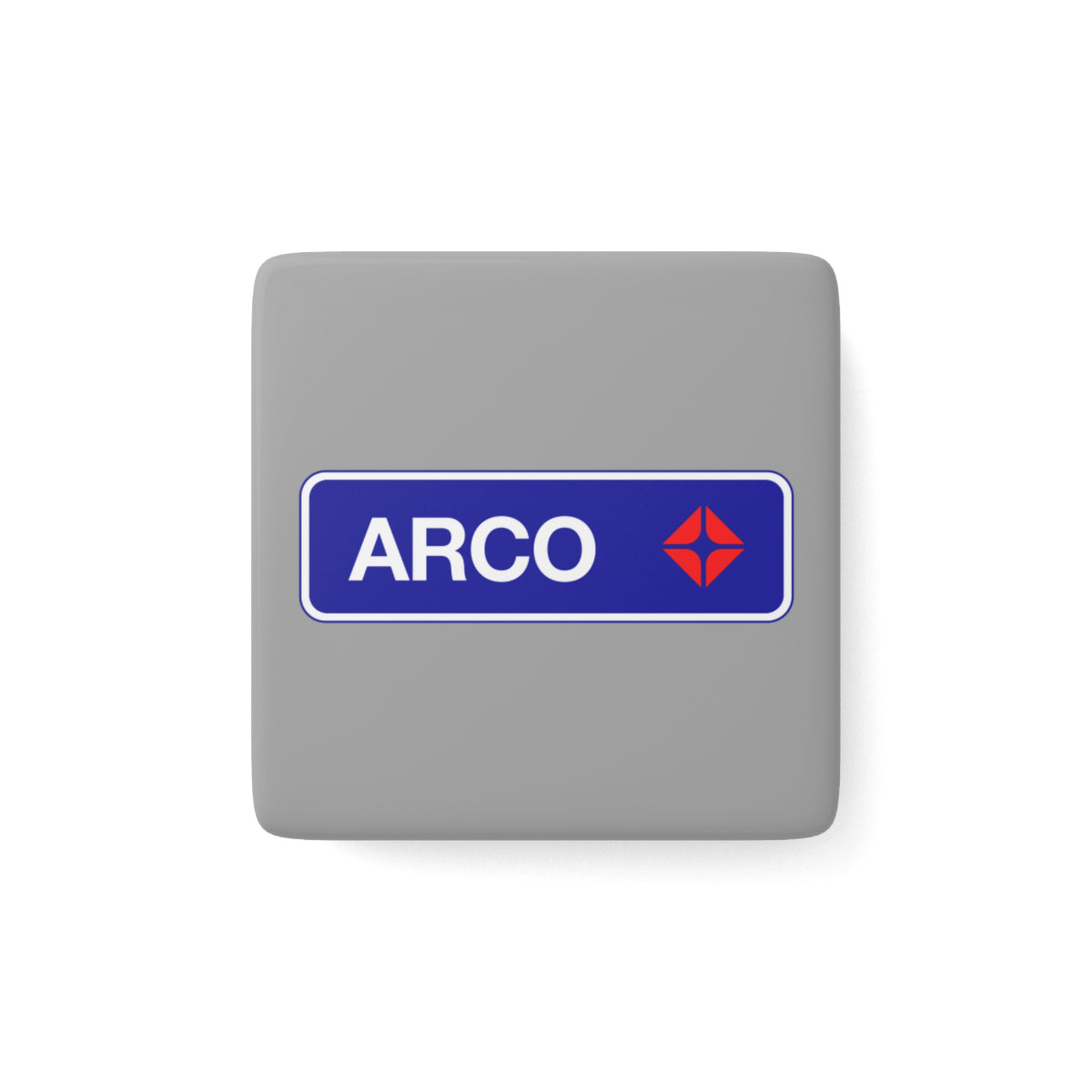 Atlantic Richfield Company (ARCO) Square Porcelain Fridge Magnet