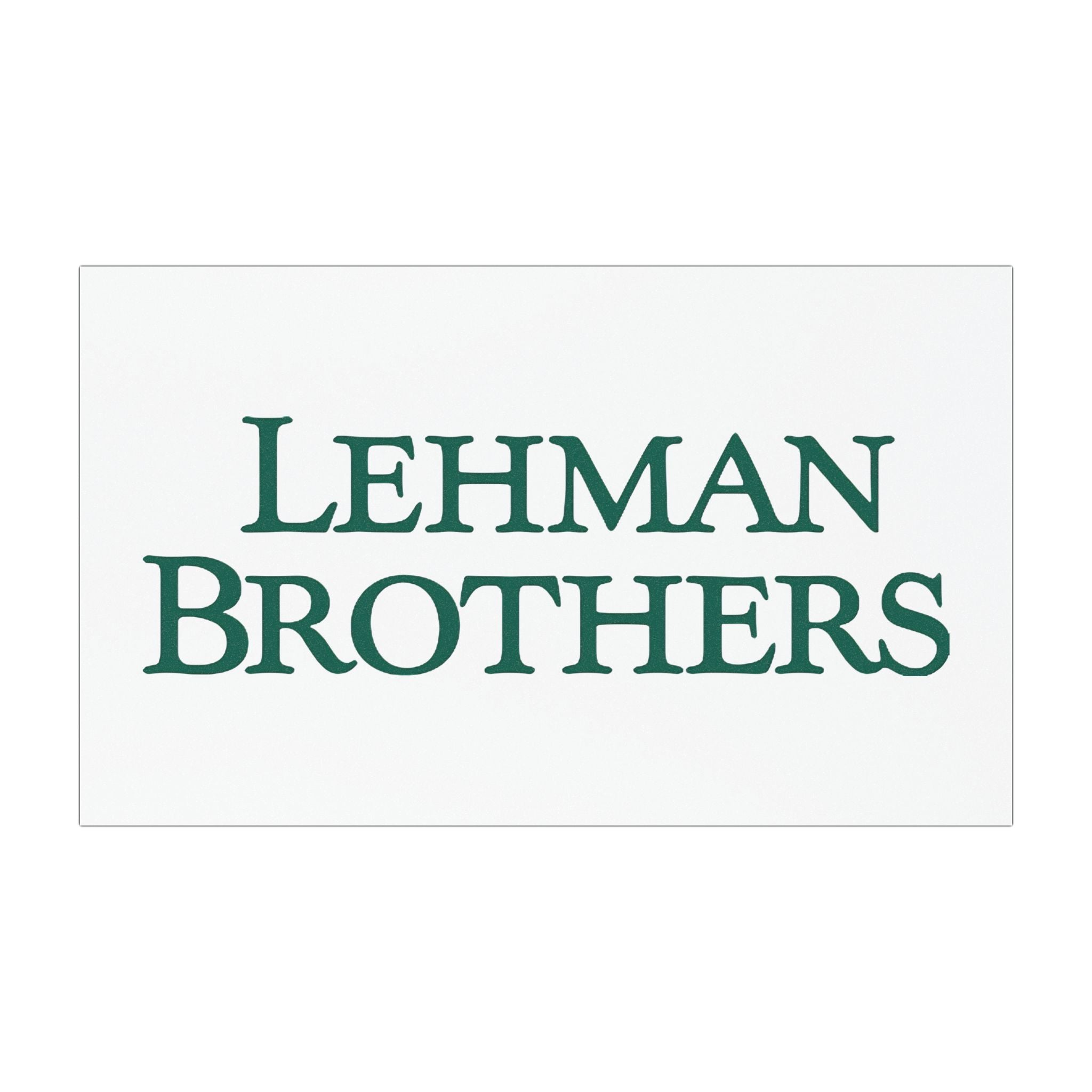 Lehman Brothers Car Magnet