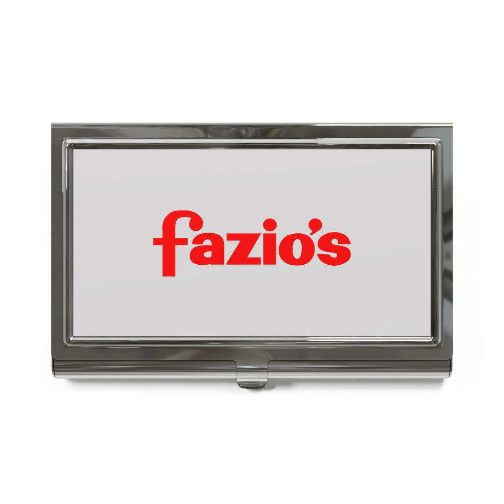 Fazio's (Fisher Foods) Metal Business Card Holder