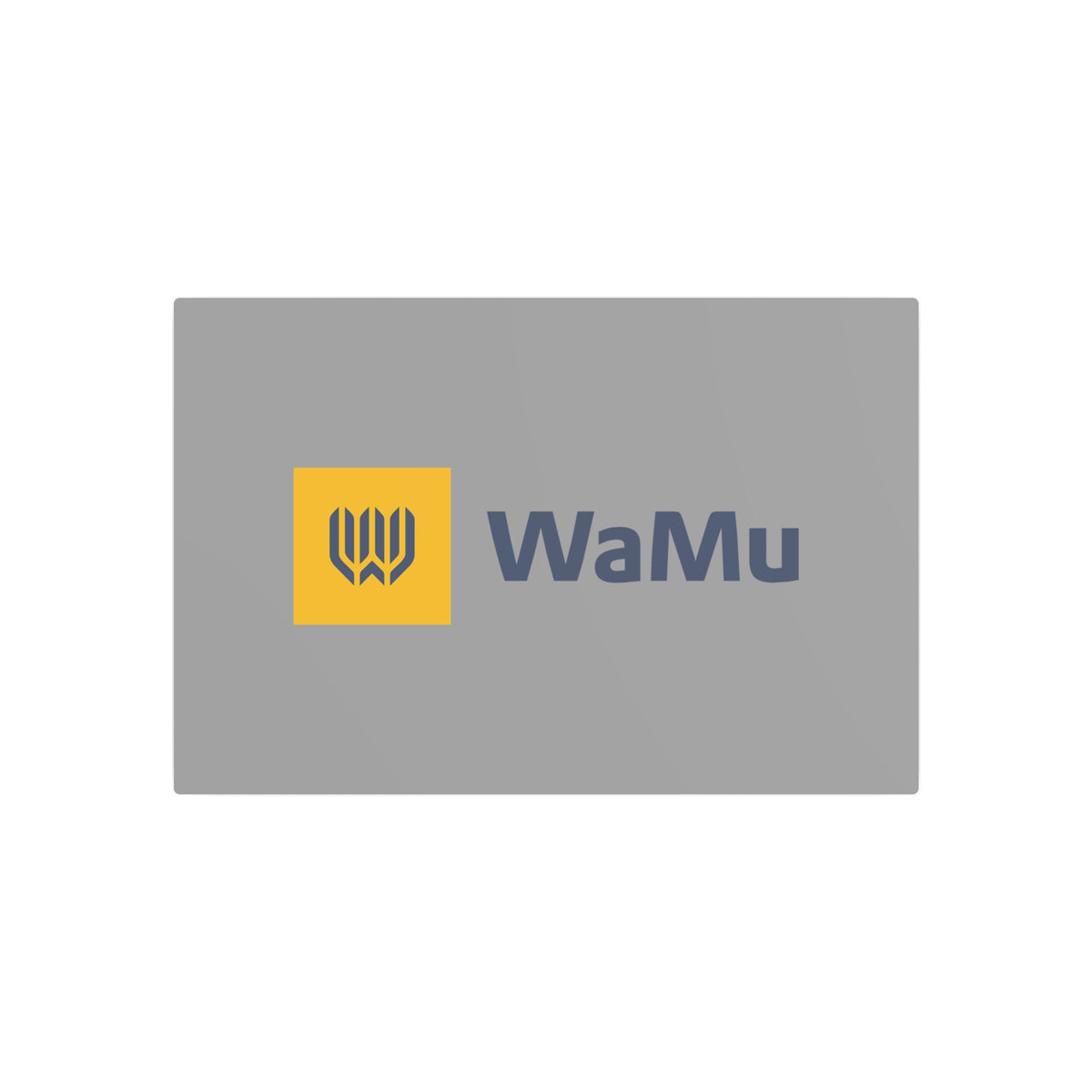 Washington Mutual (WaMu) Metal Sign