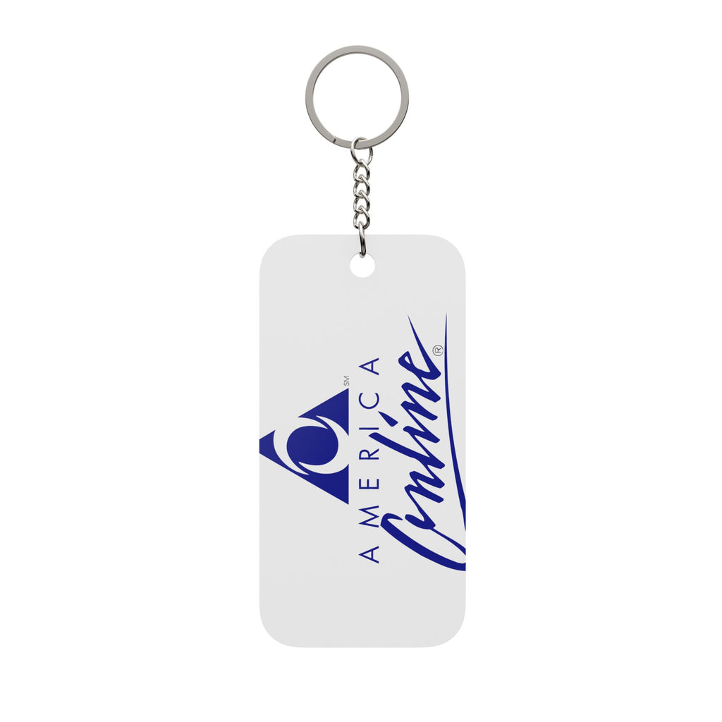 America Online (AOL) Double-Sided Keychain Charm