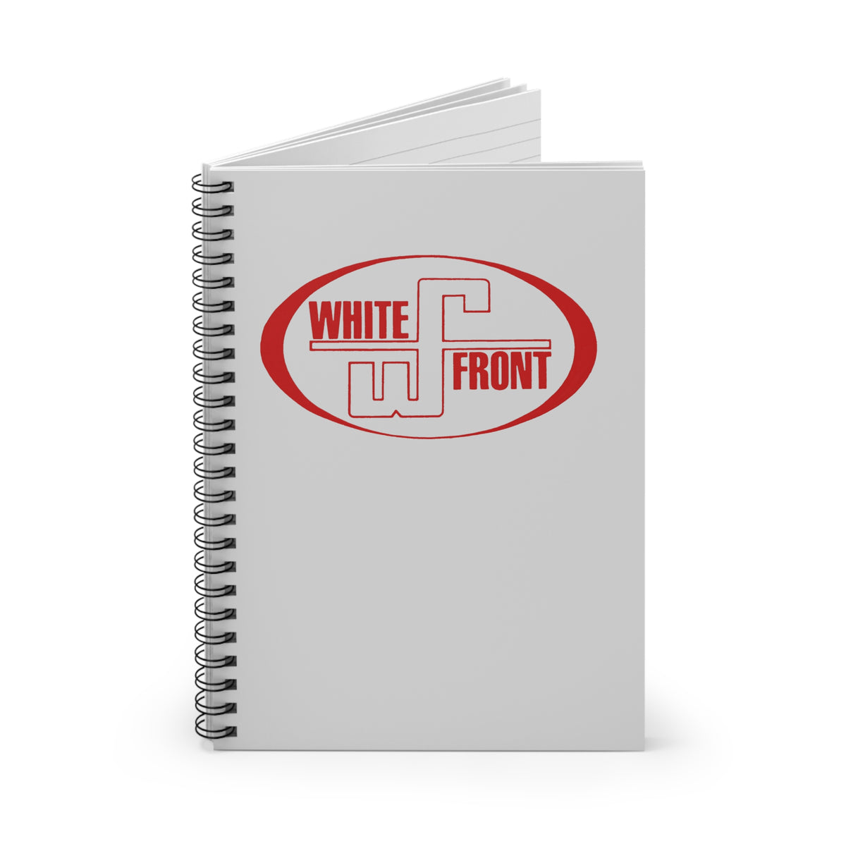 White Front Spiral Notebook