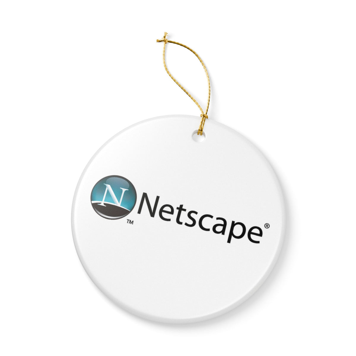 Netscape Ceramic Ornament