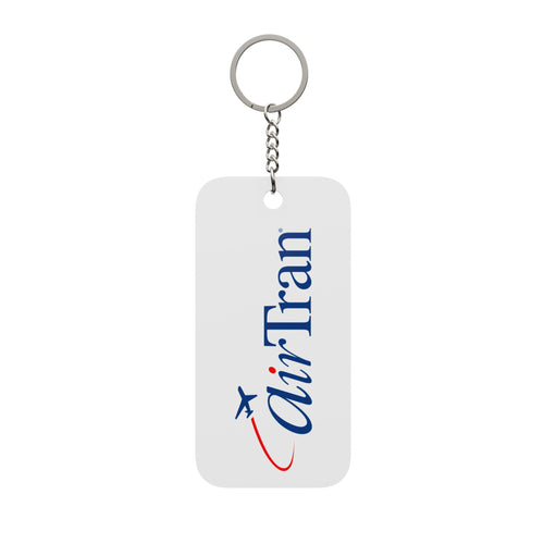 AirTran Airways keychain charm featuring the AirTran logo on a double-sided design.