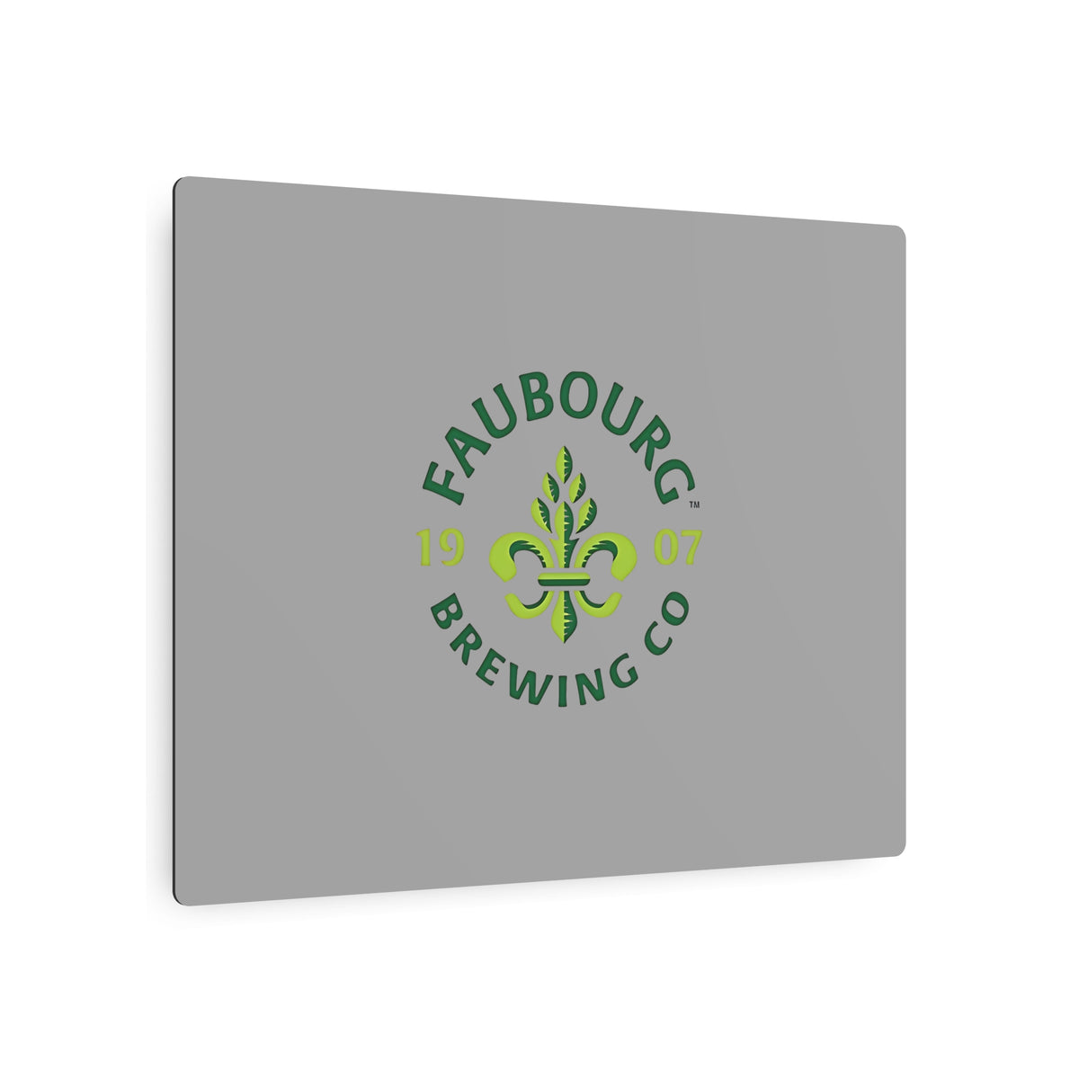 Faubourg Brewing Metal Sign