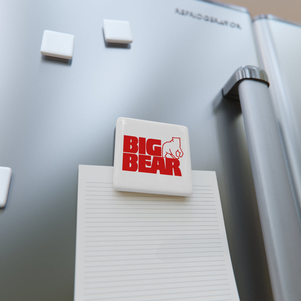 Big Bear Stores Square Porcelain Fridge Magnet