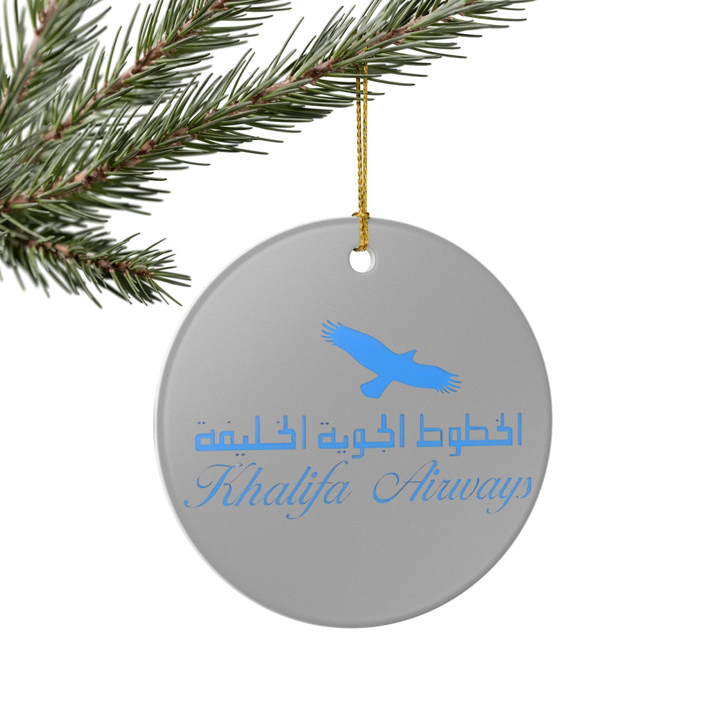 Khalifa Airways Ceramic Ornament