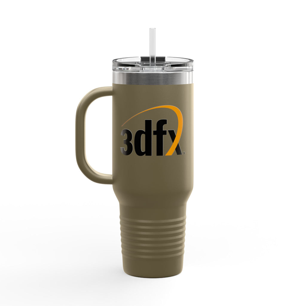 3dfx Interactive 40oz Insulated Travel Mug Stainless Tumbler