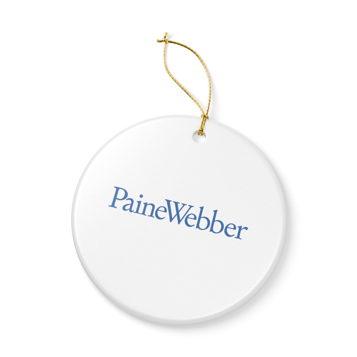 PaineWebber Ceramic Ornament