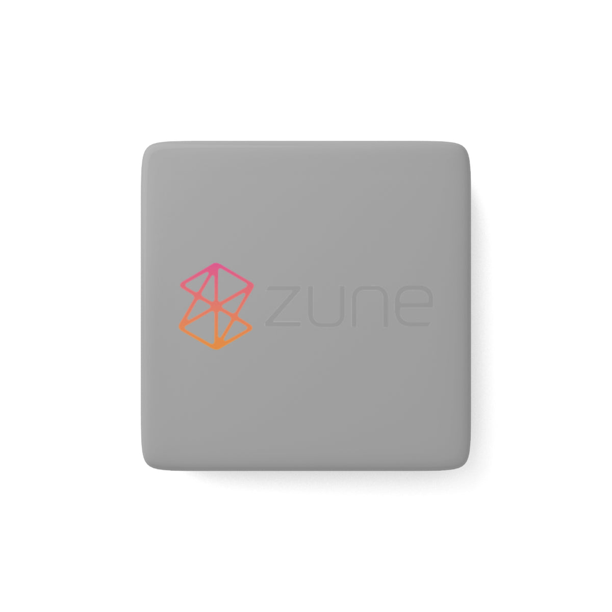 Zune Square Porcelain Fridge Magnet