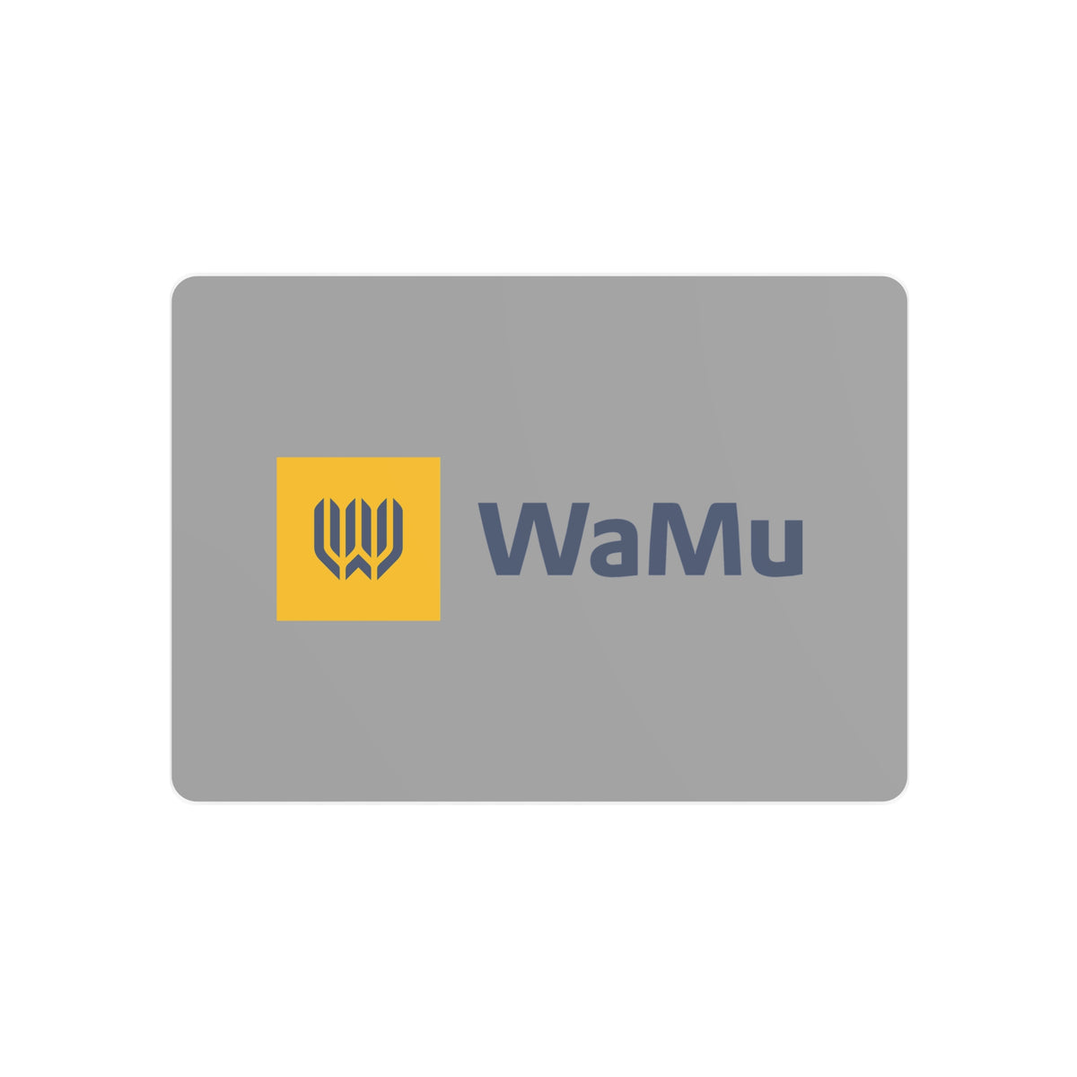Washington Mutual (WaMu) Metal Sign