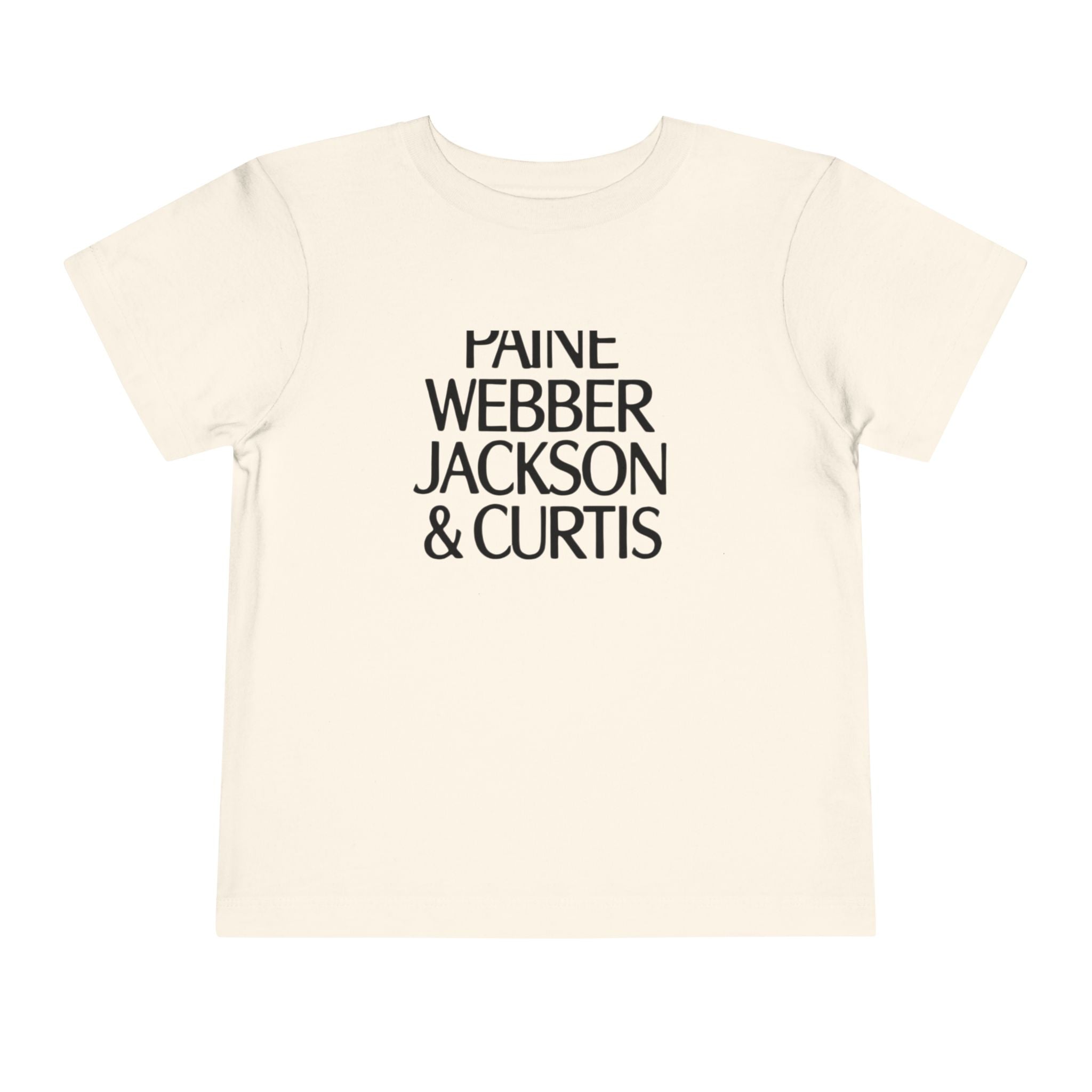 Paine Webber Jackson & Curtis Toddler Tee / T-Shirt