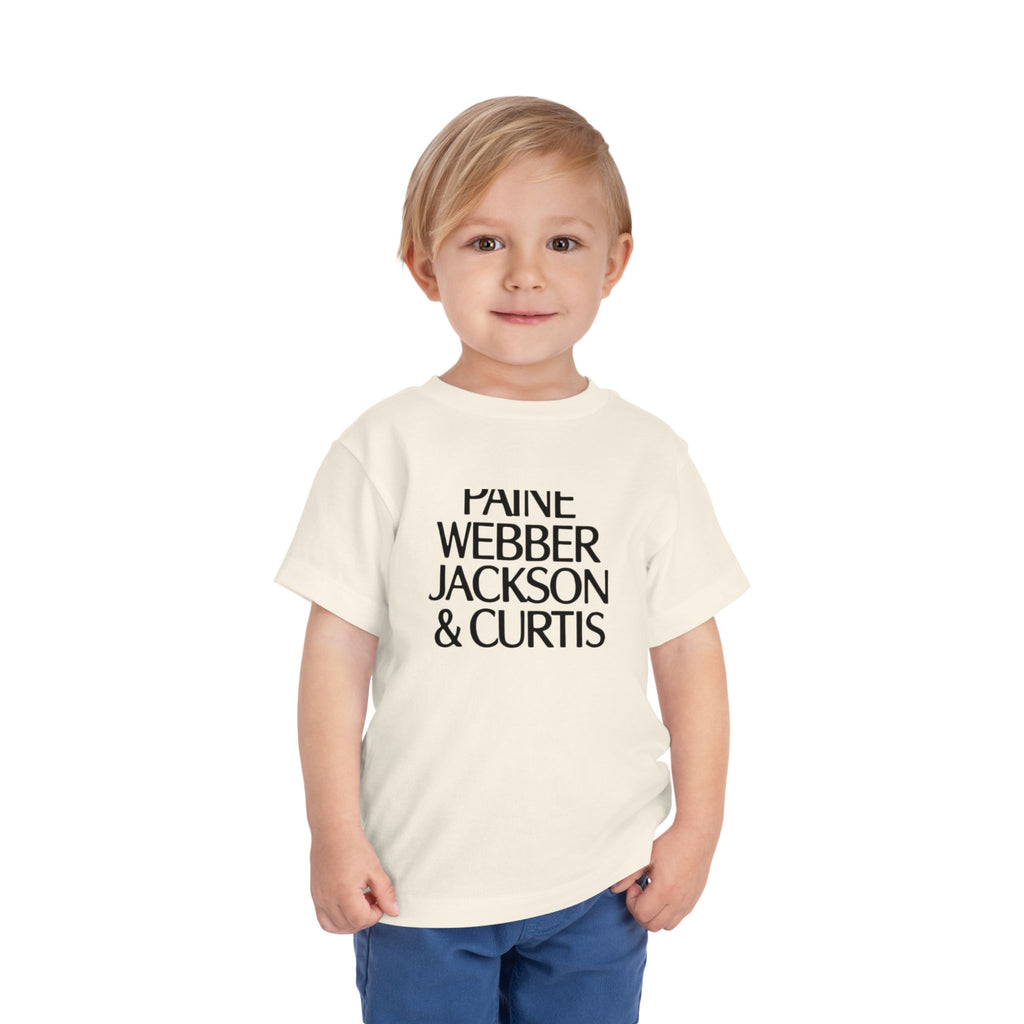 Paine Webber Jackson & Curtis Toddler Tee / T-Shirt