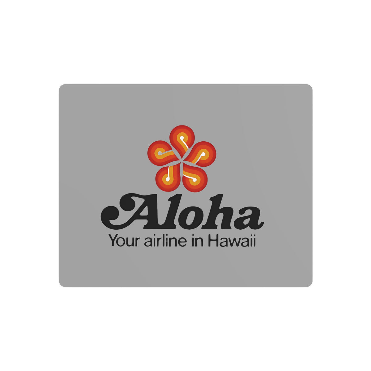 Aloha Airlines Metal Sign