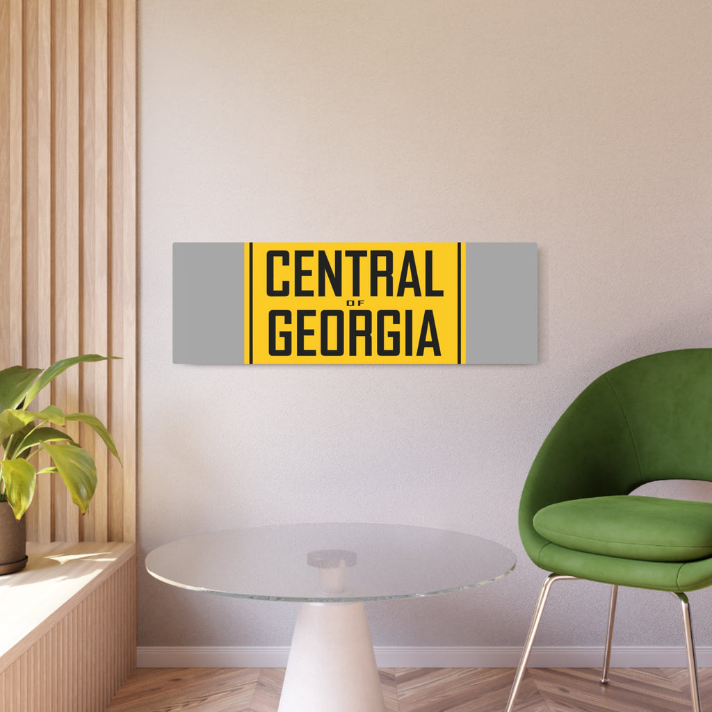Central of Georgia Railway Metal Sign