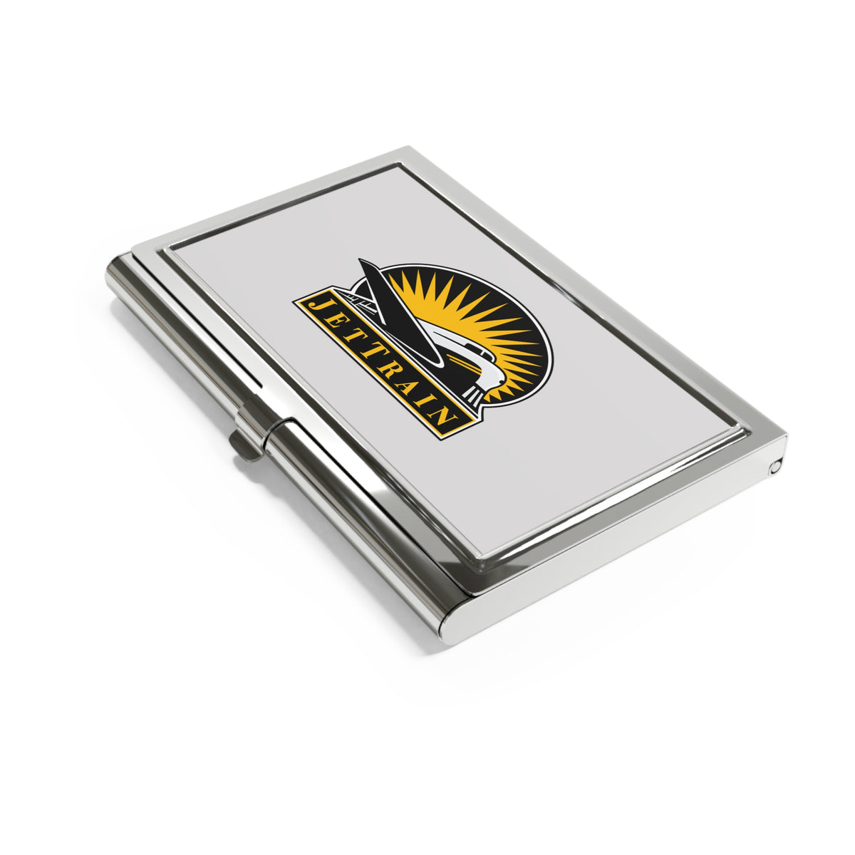 Bombardier JetTrain Metal Business Card Holder