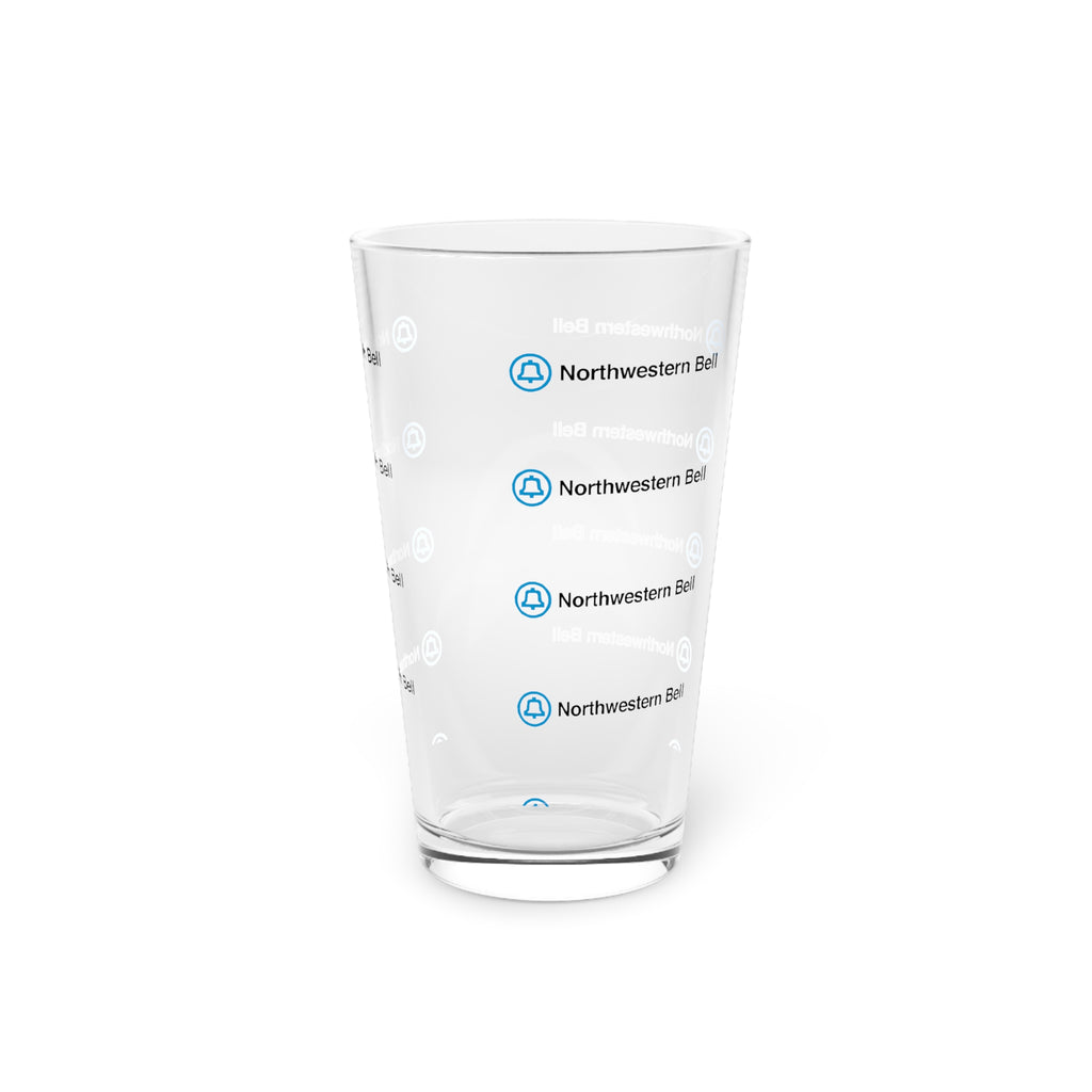 Northwestern Bell 16oz Pint Glass