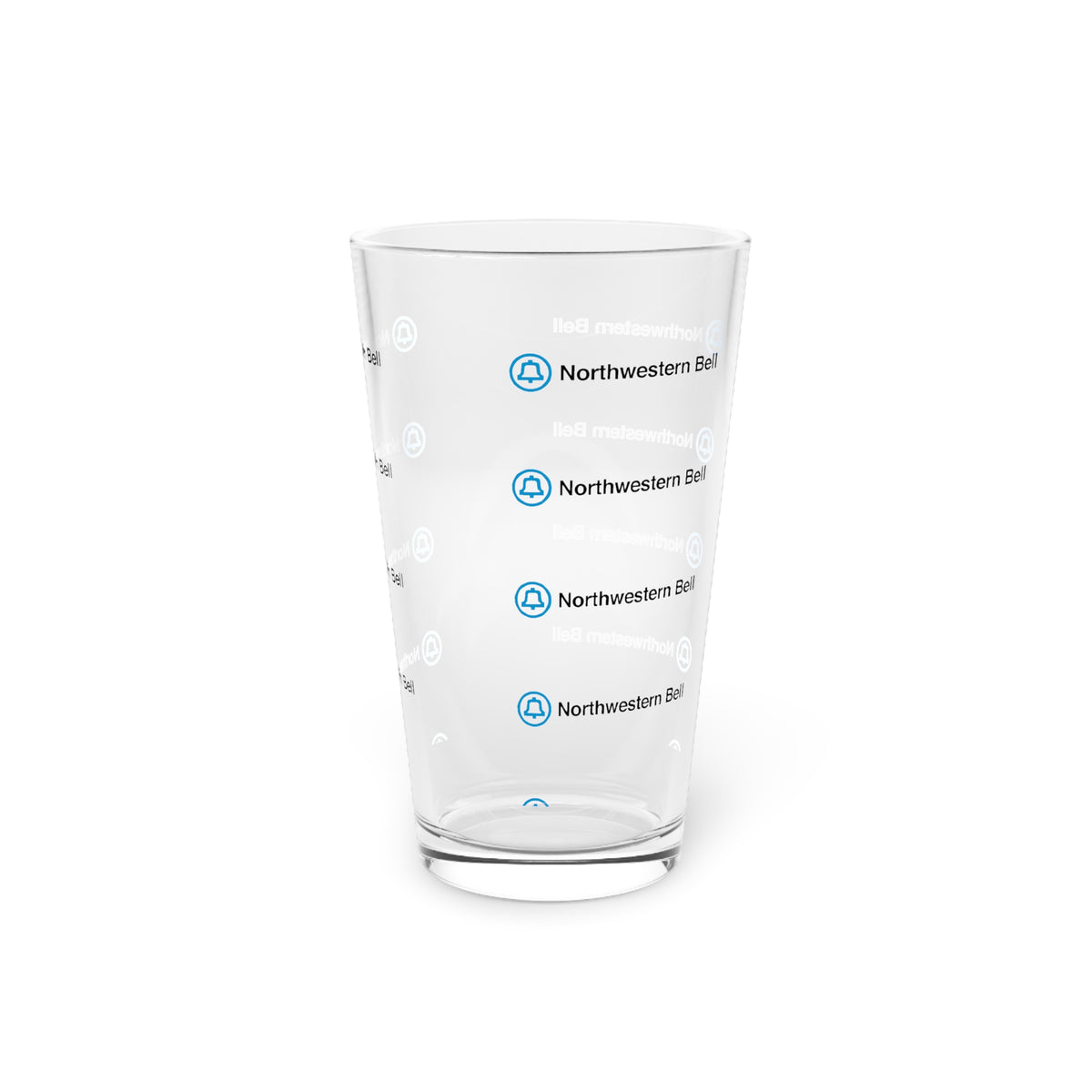 Northwestern Bell 16oz Pint Glass