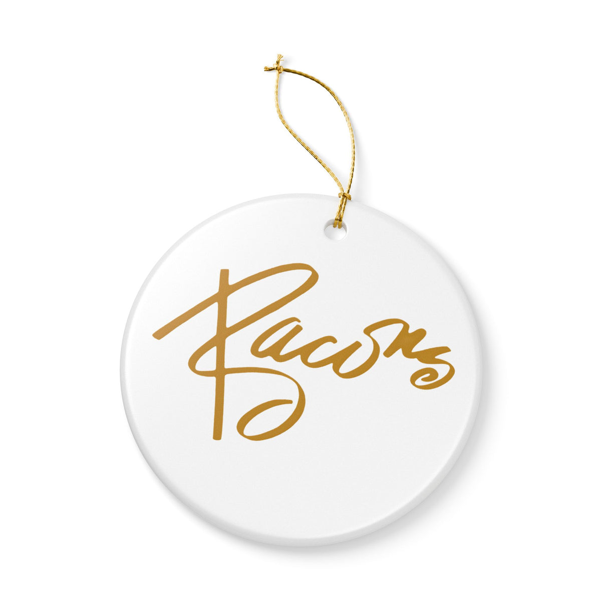 Bacon's Ceramic Ornament