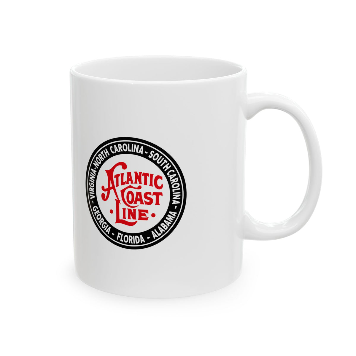 Atlantic Coast Line Railroad Ceramic Coffee Mug