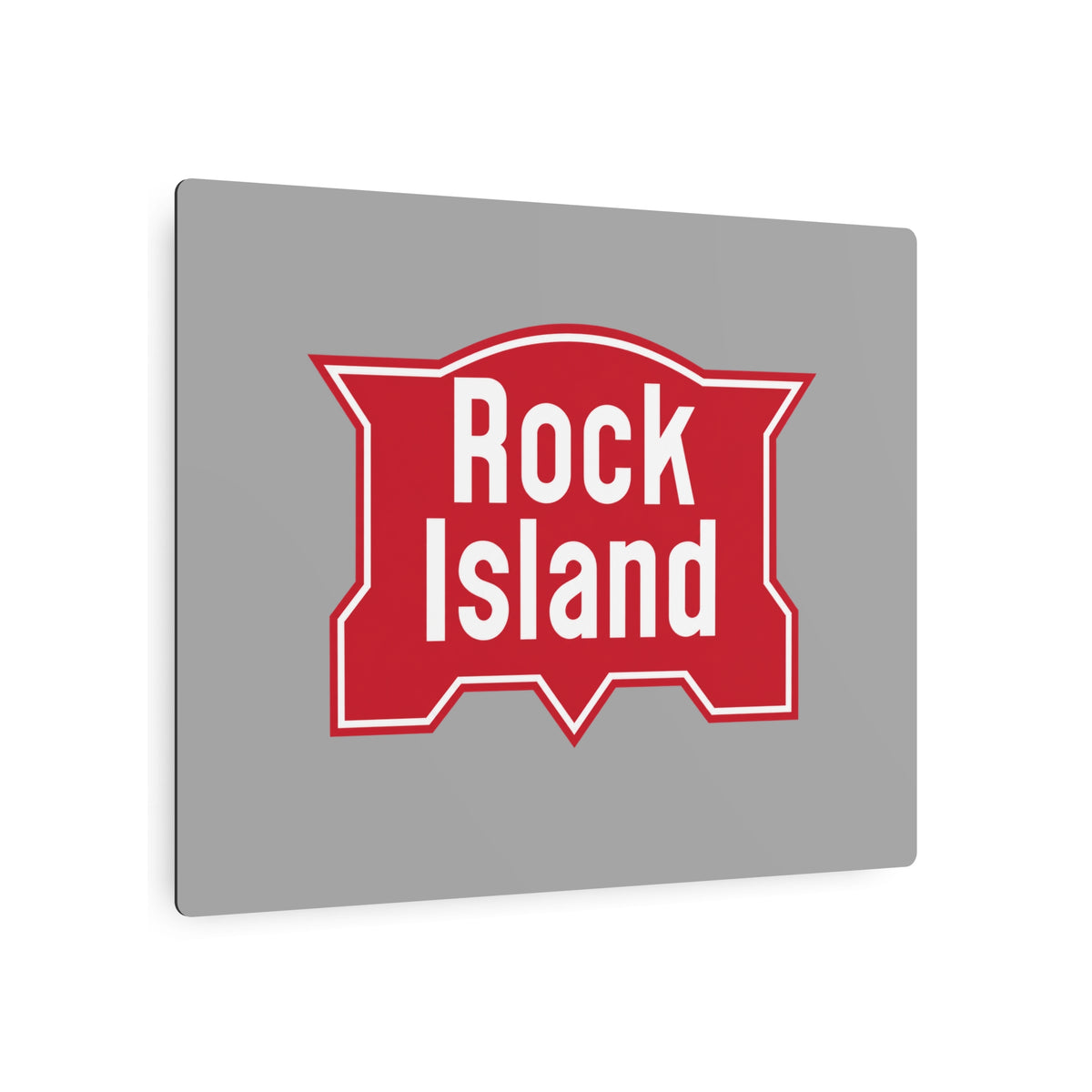 Chicago, Rock Island and Pacific Railroad Metal Sign