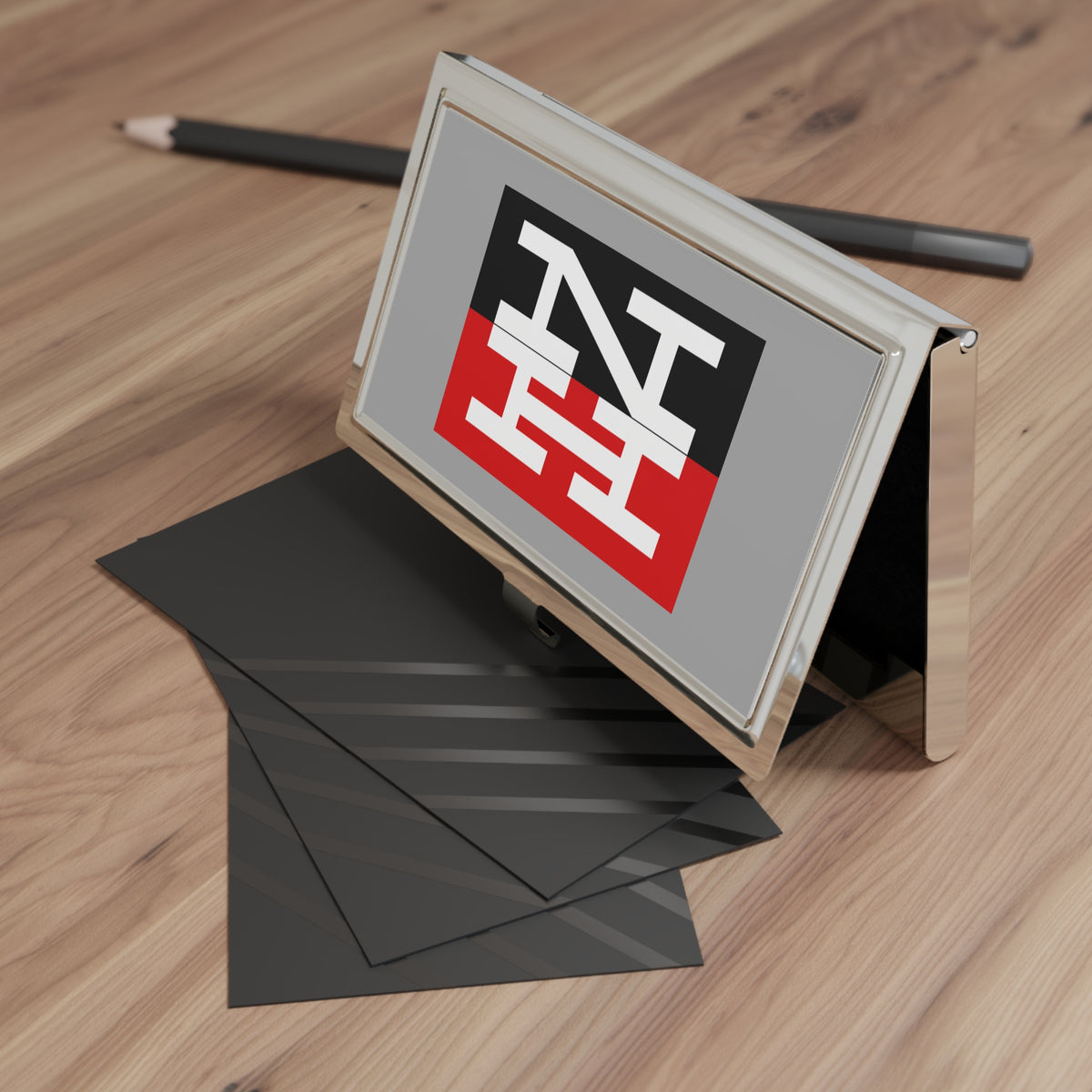 New York, New Haven and Hartford Railroad Metal Business Card Holder