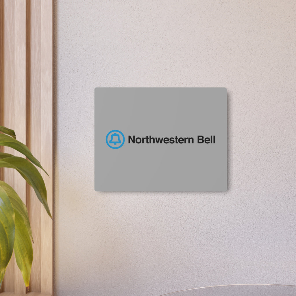Northwestern Bell Metal Sign