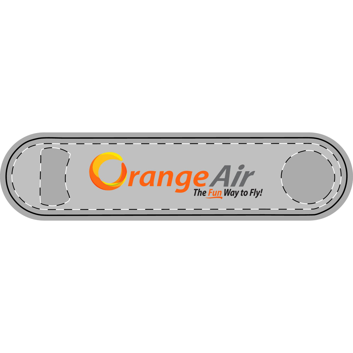 Orange Air Metal Bottle Opener