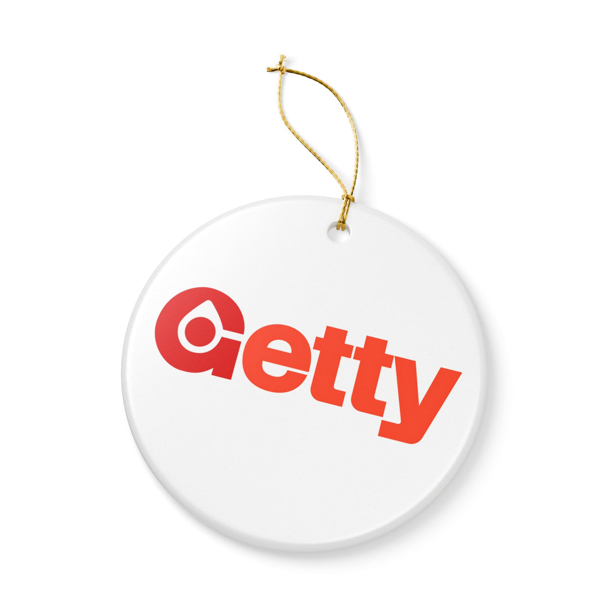 Getty Oil Ceramic Ornament