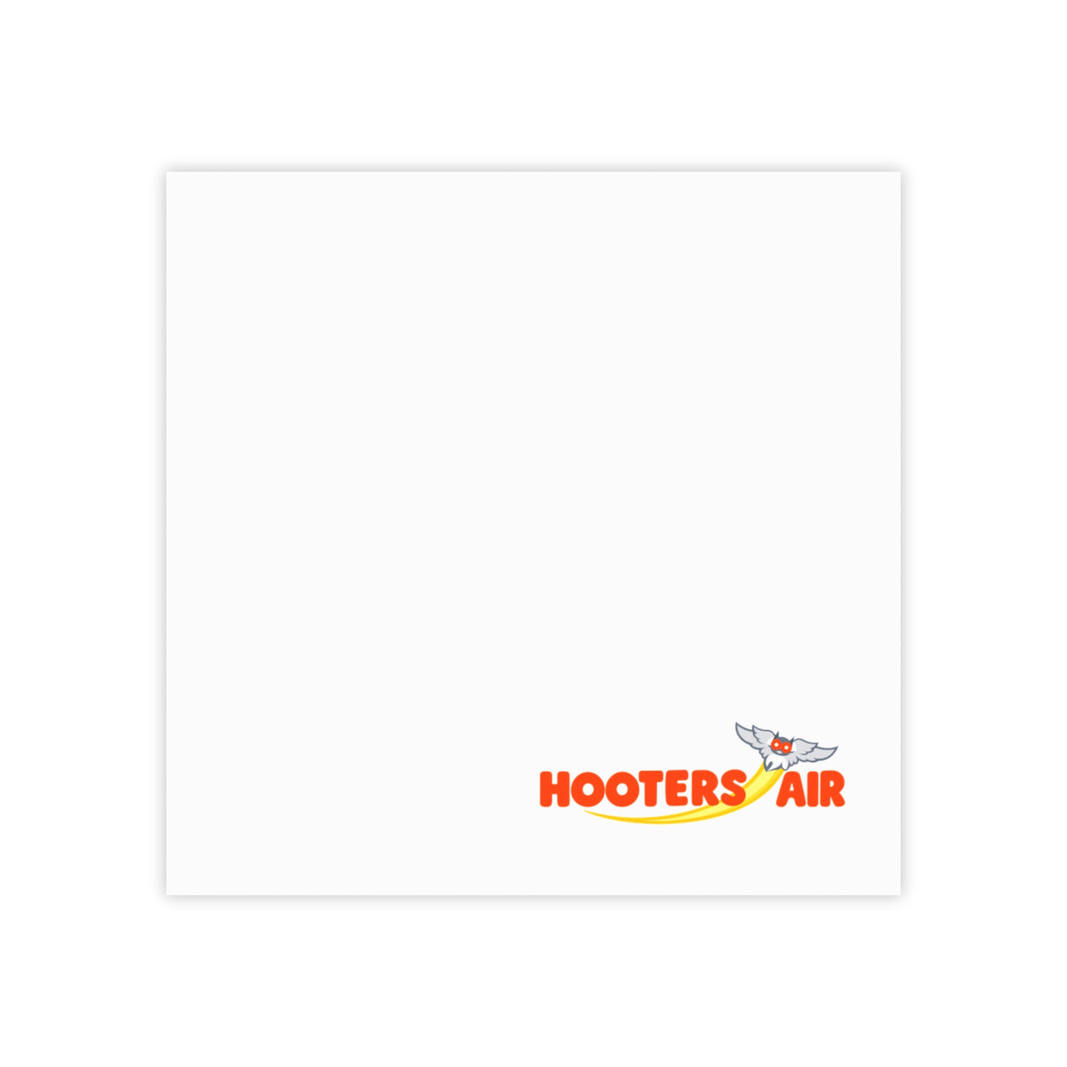 Hooters Air Sticky Post-it Note Pad