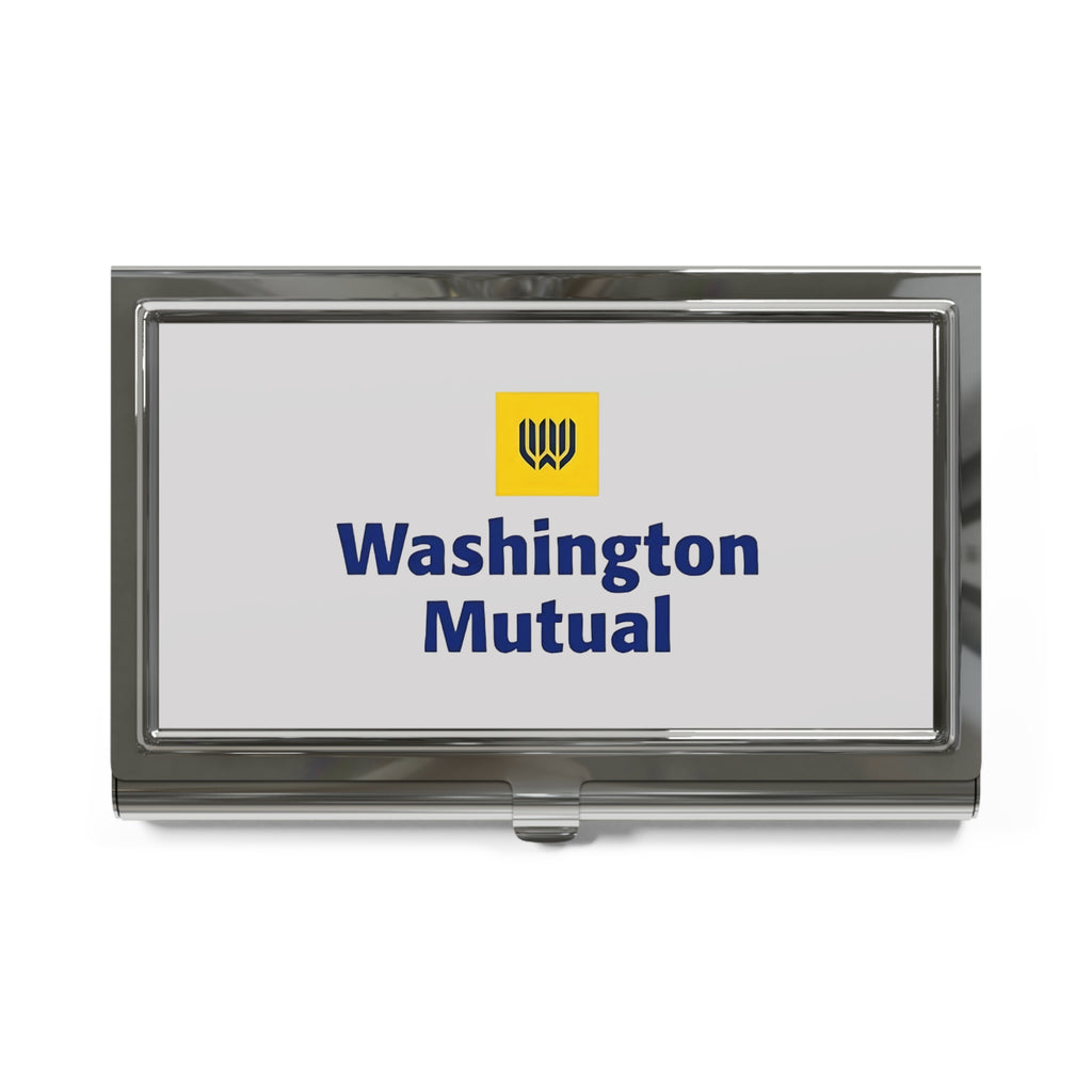 Washington Mutual Metal Business Card Holder