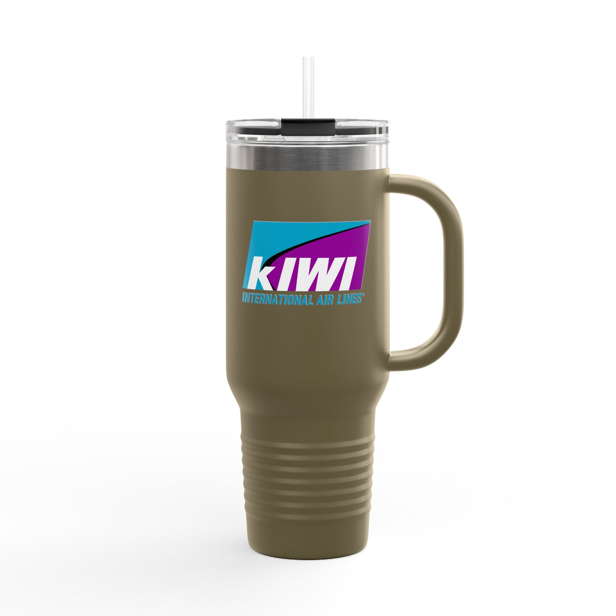 Kiwi International Air Lines 40oz Insulated Travel Mug Stainless Tumbler