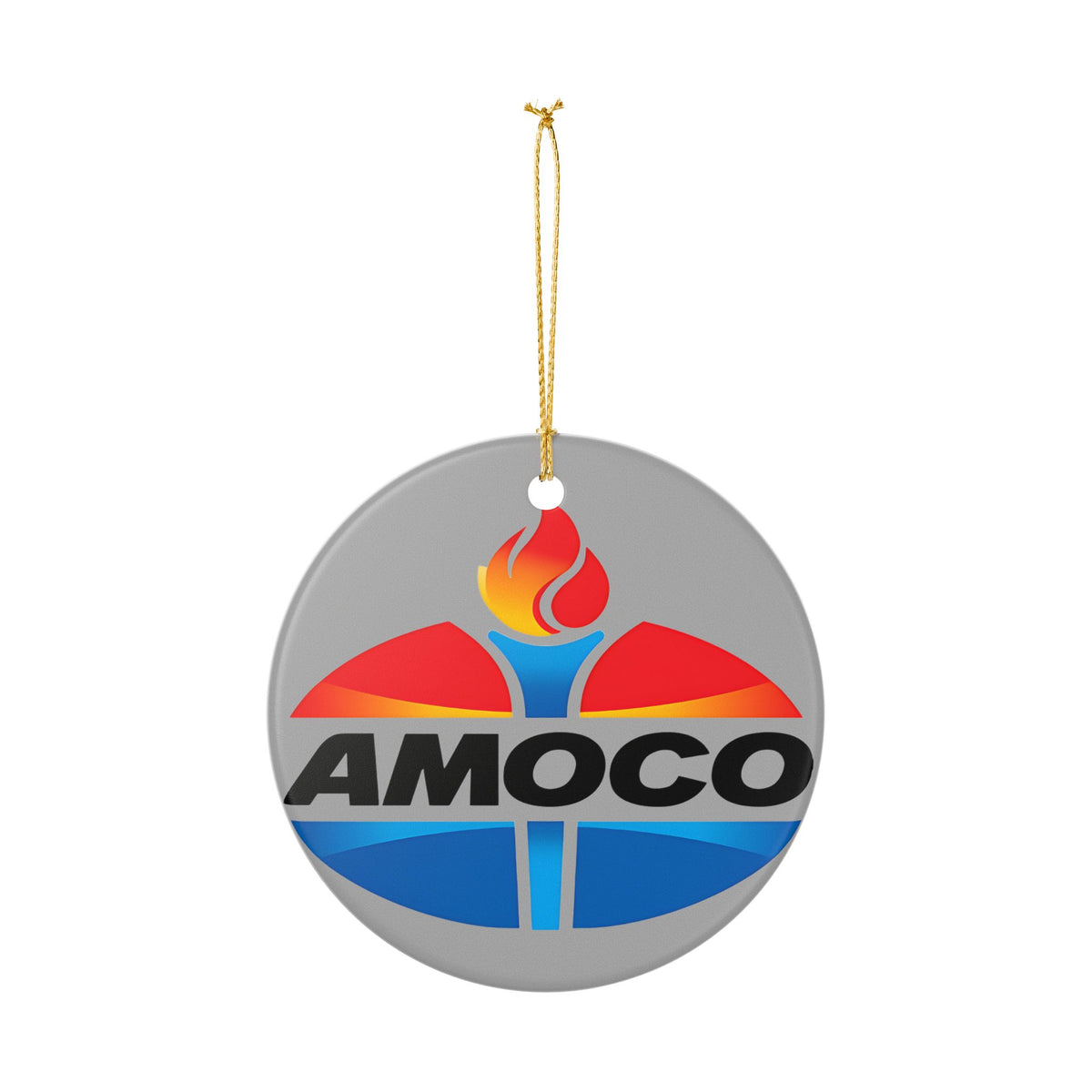 Amoco Ceramic Ornament